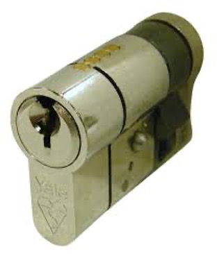 Photo of a high-security British standard lock, highlighting its unique features and robust build.